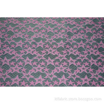 Nylon Baumwolle Rayon Stern Muster Cord Lace Stoff